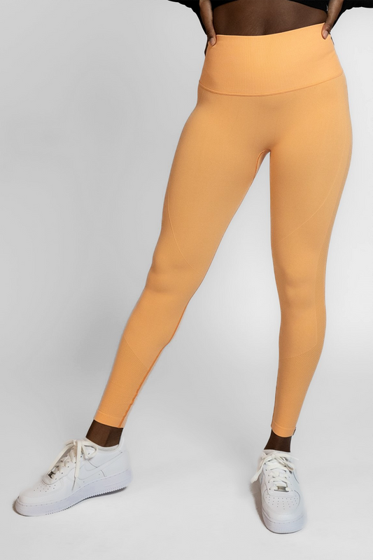 Orange Light scrunch Leggings