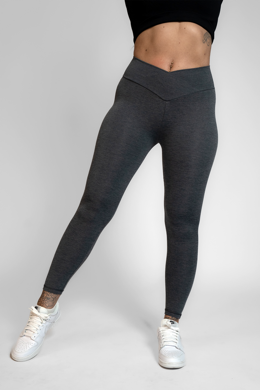 Grey Stone scrunch Leggings