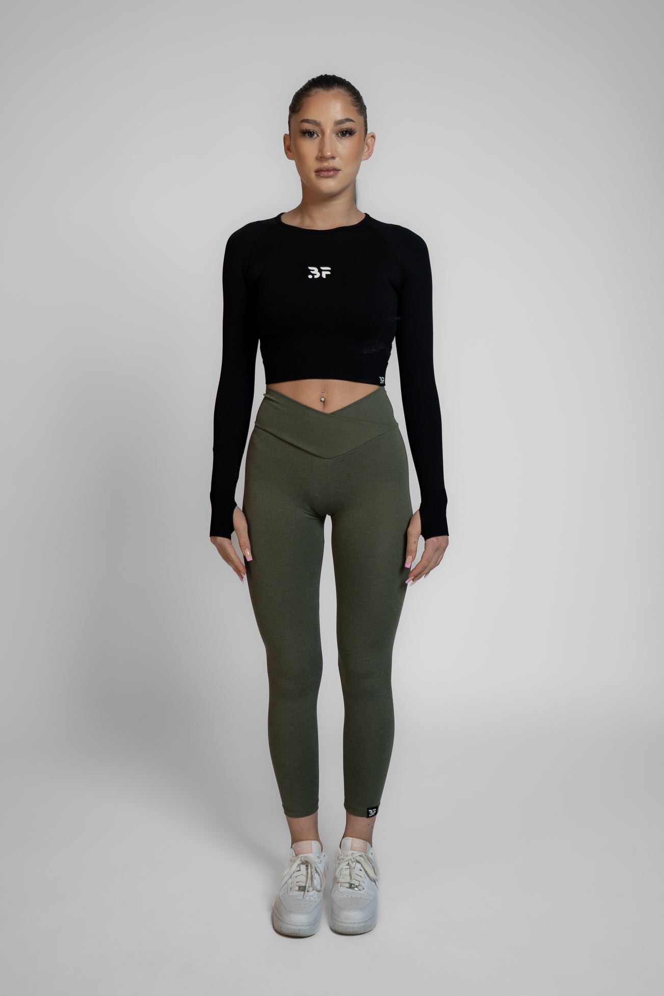 Black Crop longsleeve