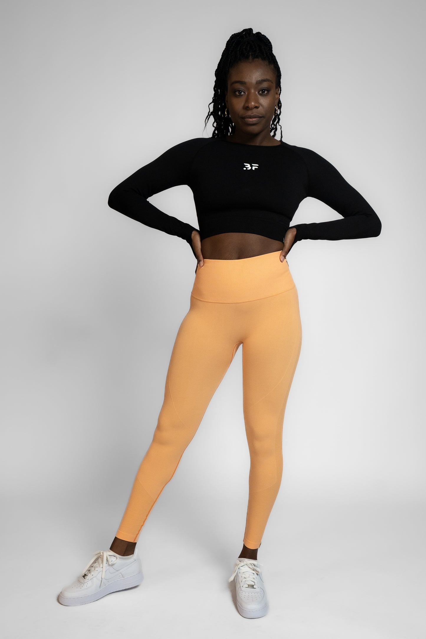 Orange Light scrunch Leggings