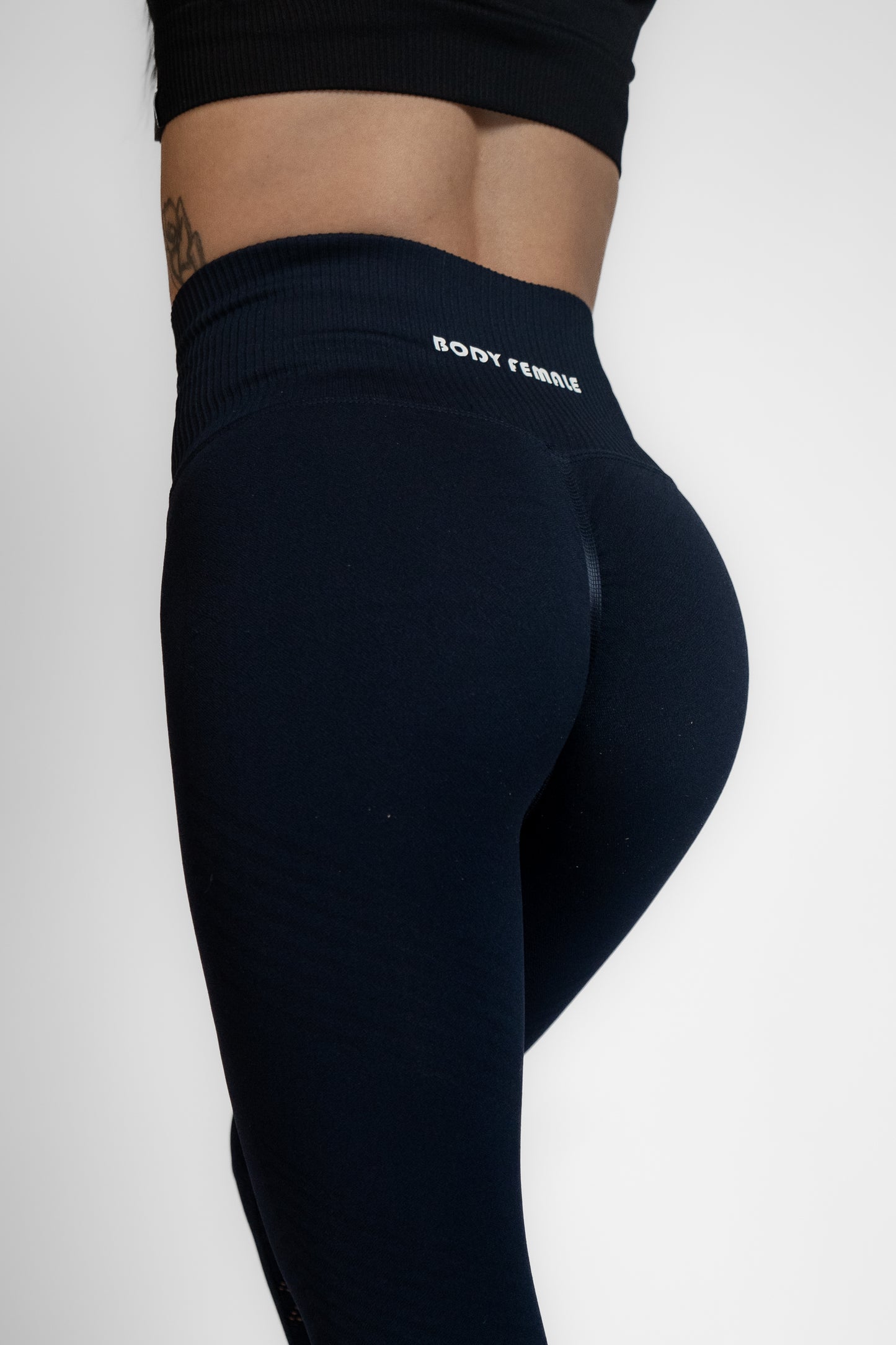 Dark Blue scrunch Leggings