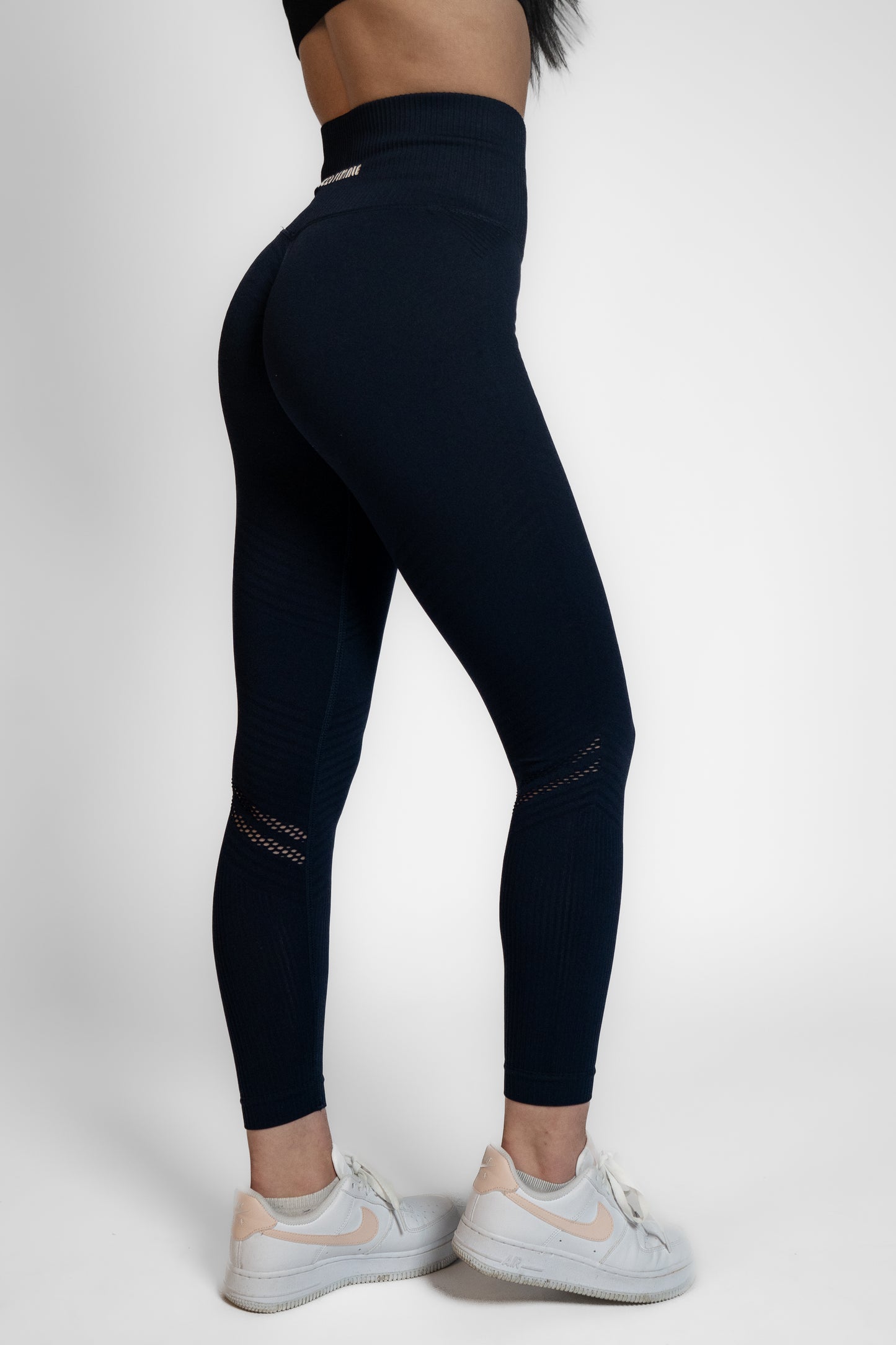 Dark Blue scrunch Leggings