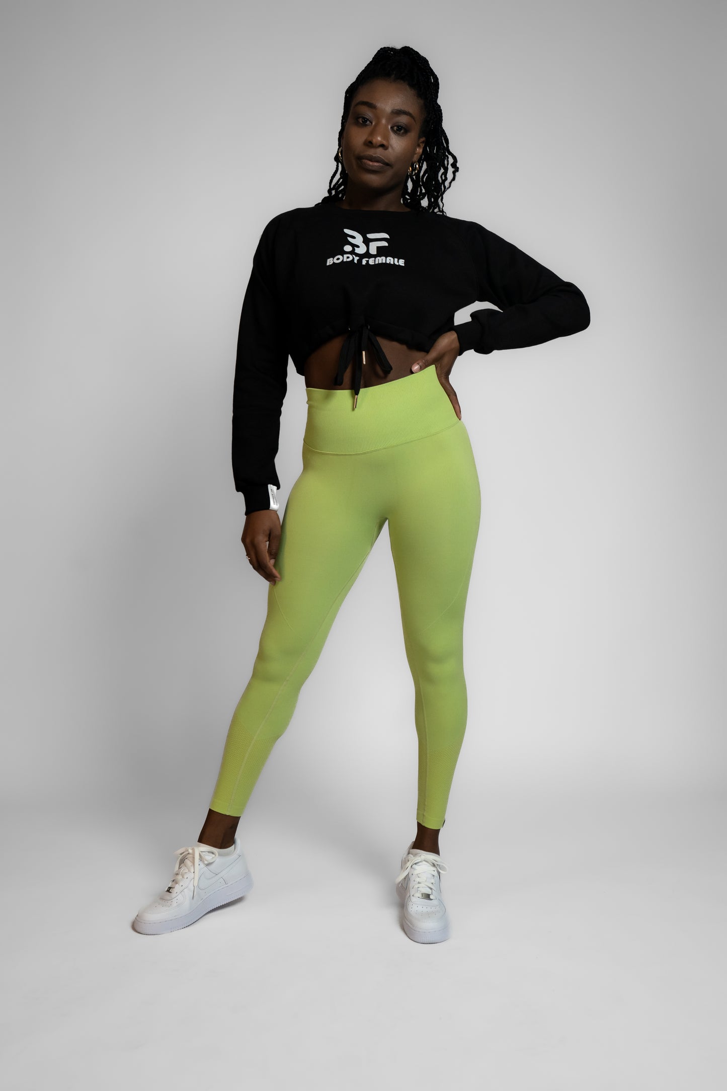 Green Light scrunch Leggings