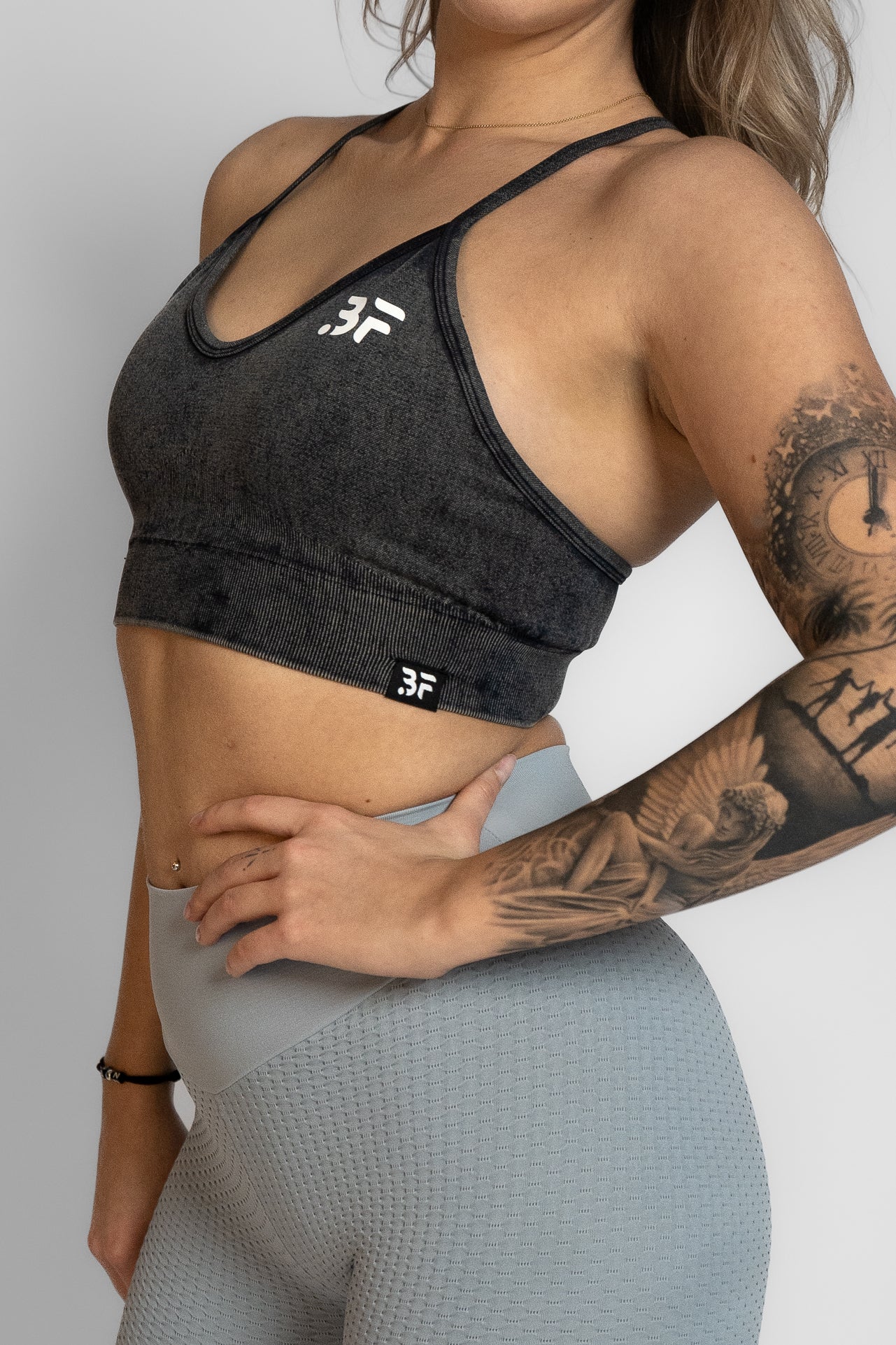 Crop Top Stone Grey