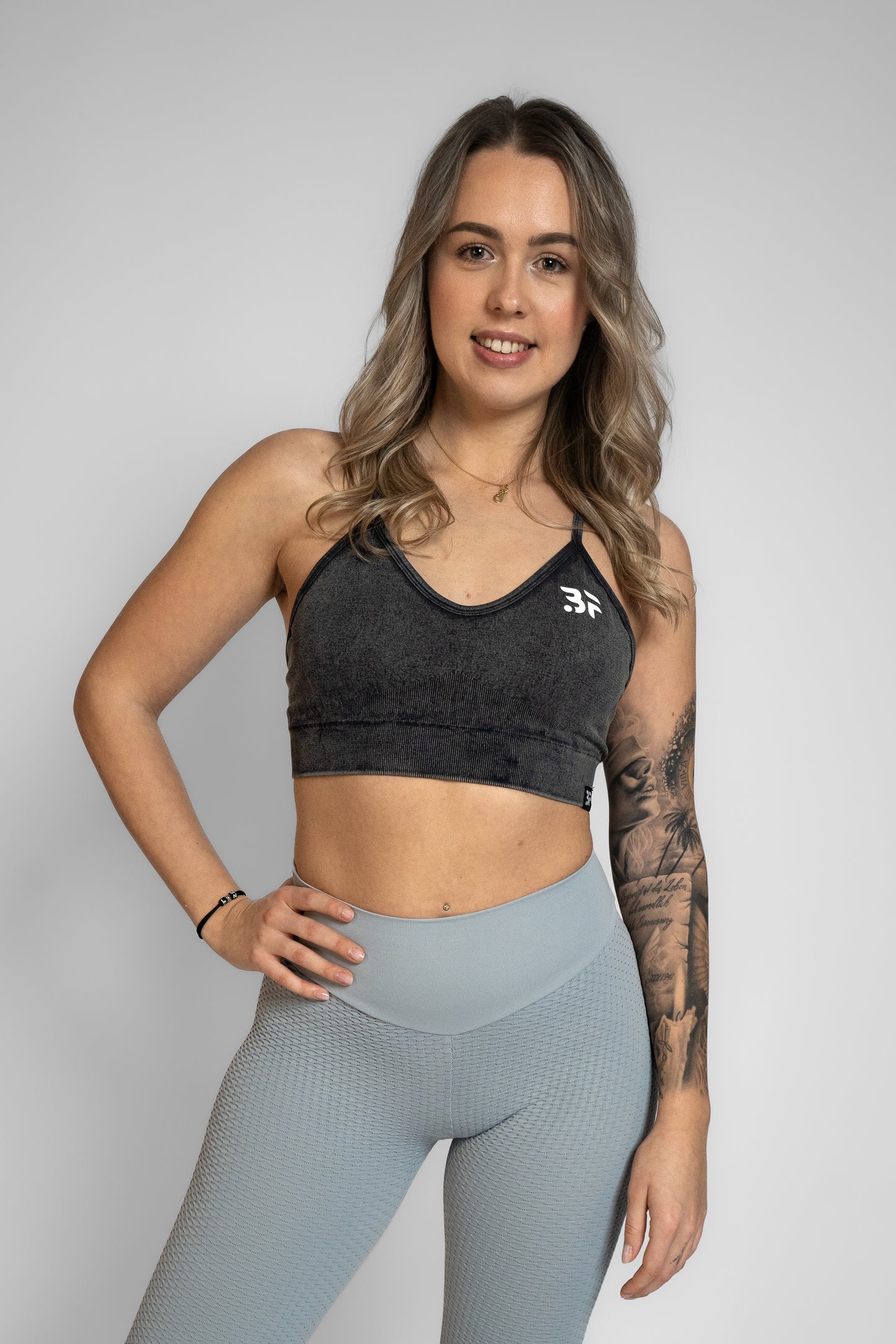 Crop Top Stone Grey